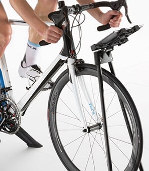 This stand securely mounts your tablet at a comfortable height and distance you can enjoy the entertainment of your choice while you ride.