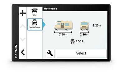 CUSTOM MOTORHOME ROUTING