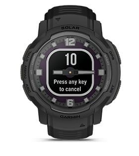 a purple watch with a black face